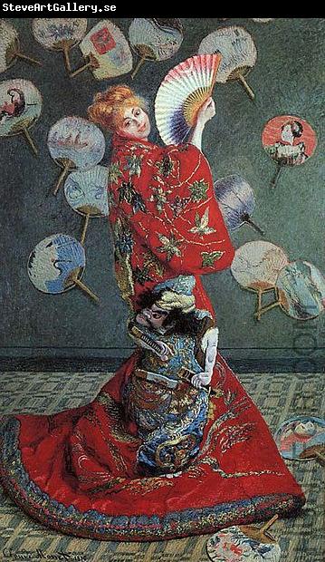 Claude Monet Madame Monet en costume japonais